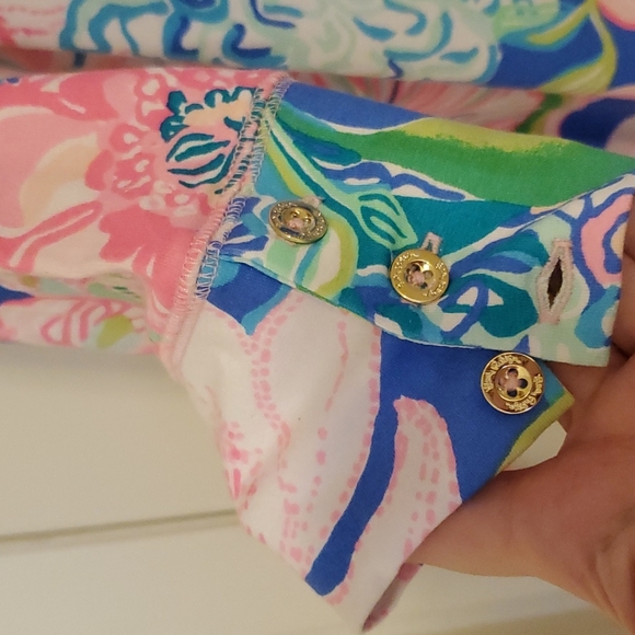 Lilly Pulitzer Sophie dress sz L Peony For Your Thoughts - Picture 3 of 8